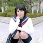 パッと見マジメな女子高生が制服姿でめっちゃエロくなってるハメ撮りの頂点を決めようジャマイカ[28枚]