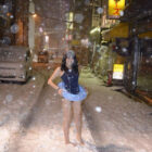 結構可愛い女が雪が積もった北国で全裸で変態露出してる画像、一見の価値あり[26枚]