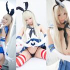 メンヘラっぽい美人が艦これ・島風コスでお尻を突き出してる画像がアツい！[46枚]